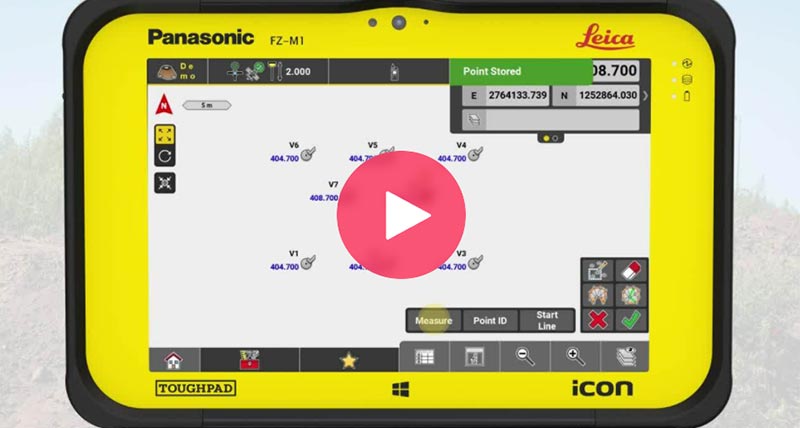 Leica iCON site software 